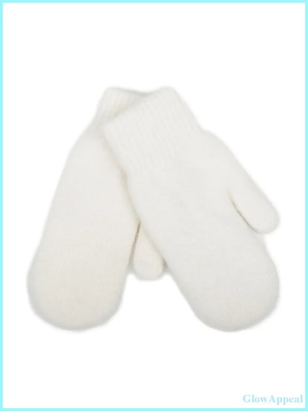 Knitted Wool Winter Mittens Women's Warm Lined Stretch Cold Weather Gloves